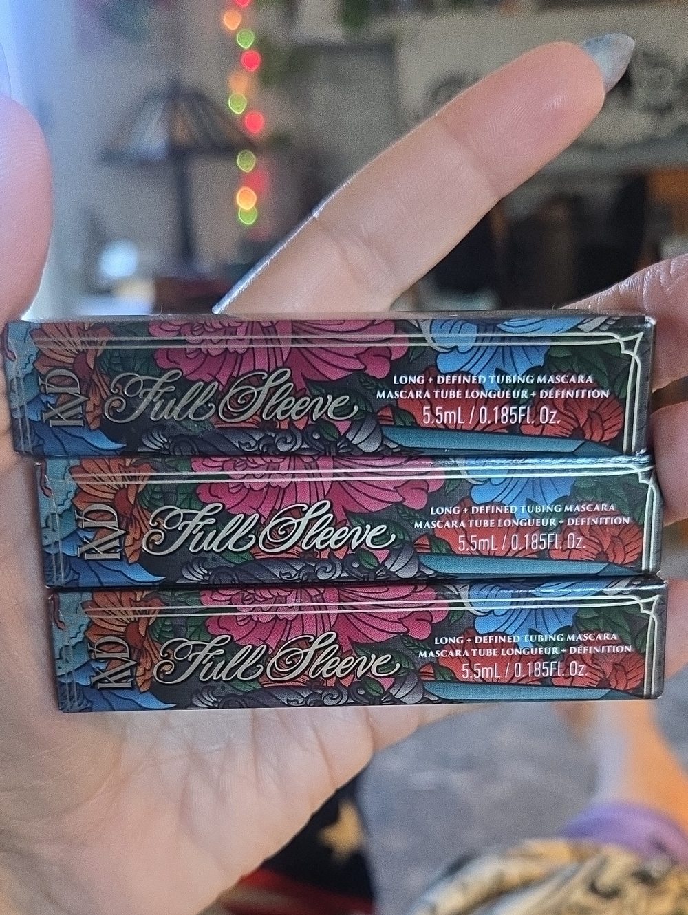 Three KVD Full Sleeve Mascara Set, travel size New in Box